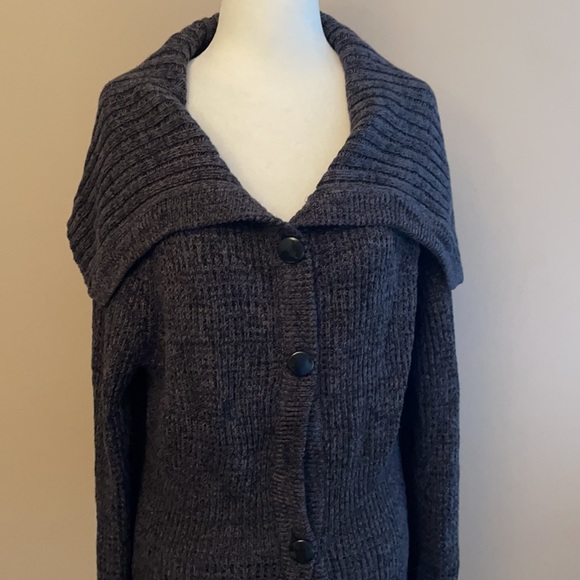 Unlisted Kenneth Cole dark gray Cardigan XL - Picture 6 of 13